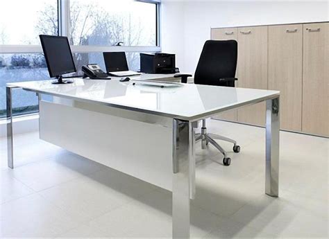 Home Office Design╰╮ Glass Desk Office White Desk Office Glass