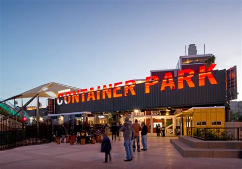 Eye Catching Container Park S Creative Cargotecture Revives Downtown Las Vegas