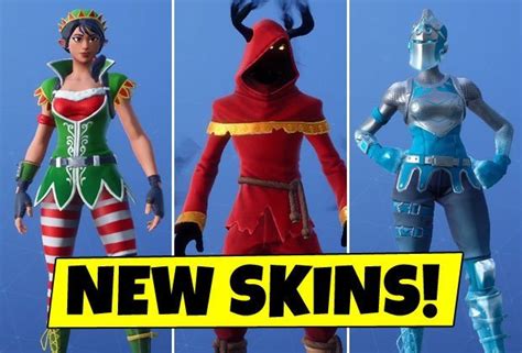 Fortnite Update 710 Leaked Skins Tinseltoes Frozen Red Knight
