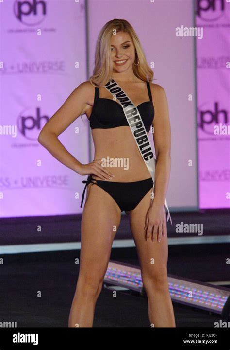 Las Vegas Nevada Usa 21st Nov 2017 Miss Universe Slovak Republic