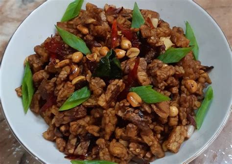 Ide bisnis online makanan yang tahan lama teri kacang. Resep Orek tempe&kacang tanah kering oleh Lim Siaw Ping ...