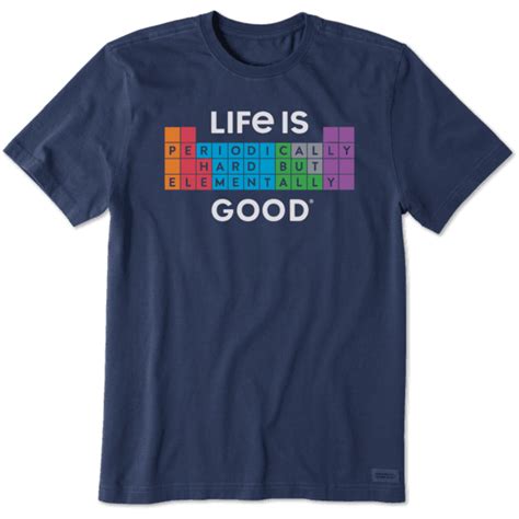 Mens Life Is Elementally Good Crusher Tee Life Is Good Official Site