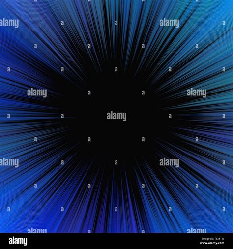Blue Psychedelic Abstract Starburst Background Vector Explosive