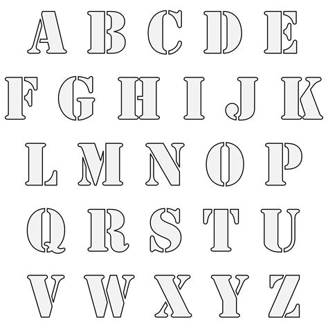 6 best images of printable cut out letters free cut out letters