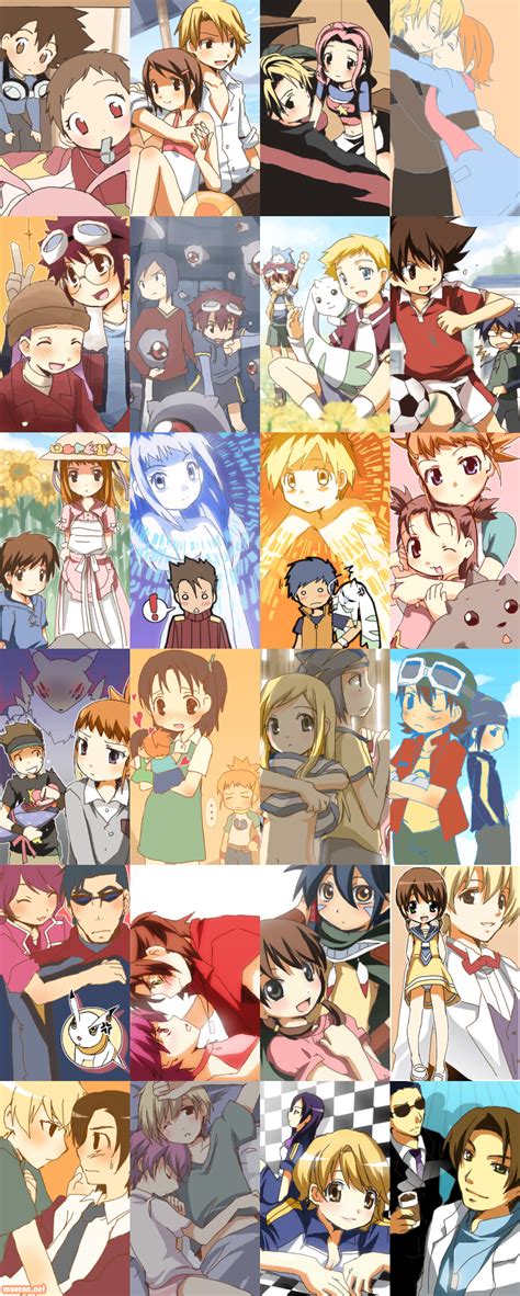 Yagami Hikari Yagami Taichi Tachikawa Mimi Renamon Takaishi Takeru And 32 More Digimon And