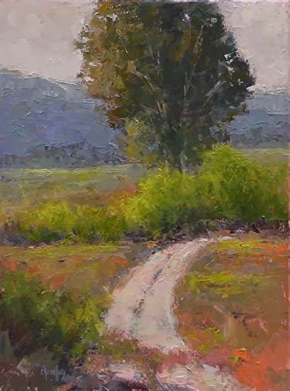 Barbara Churchley Fine Art Colorado Landscape Oil Painting My Road