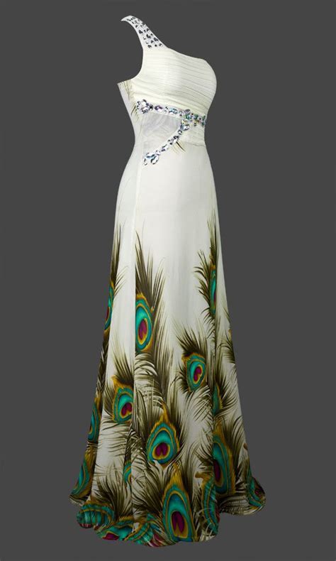 unique a line one shoulder peacock rhinestone maxi evening gown prom dress s m l xl 18 green
