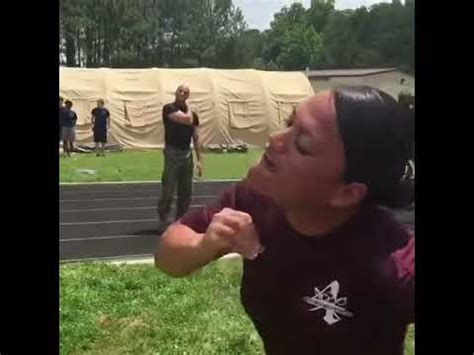 Female Marine Corps Drill Instructor Making A Poolee Shave OUCH Leatherneck Lifestyle YouTube