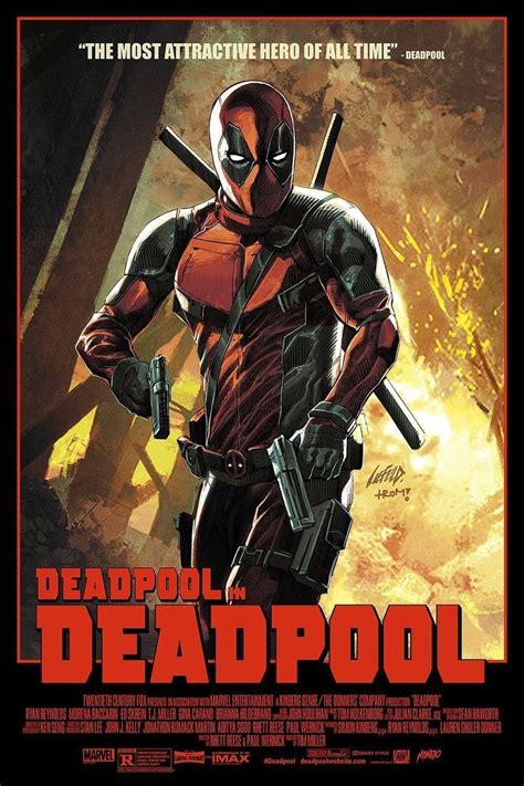 994 24x36inch Art Deadpool Poster 2016 Movie Marvel Hero Pz025