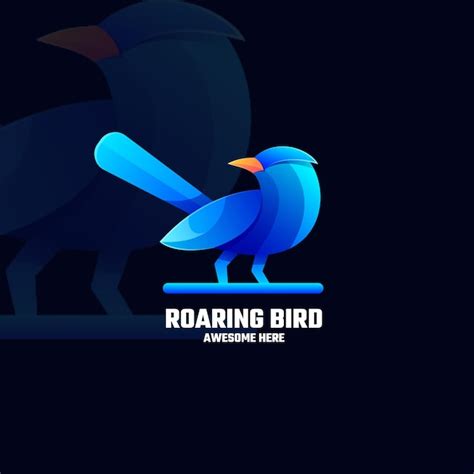 Premium Vector Roaring Bird Logo