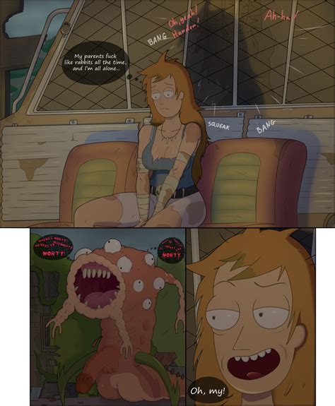 Rule 34 1monster 2girls Adult Swim Beth Smith Cleavage Color Comic