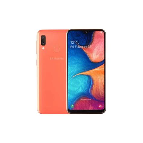 Samsung Samsung A202 Galaxy A20e 4g 32 Go Dual Sim Coral Orange Eu