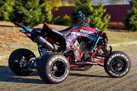 Atv Swap Garage Unveils Ducati Superbike Powered Yamaha Raptor Techeblog