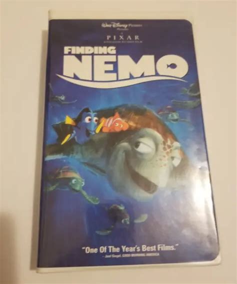 Original Vhs Tape Finding Nemo Walt Disney Pixar Movie