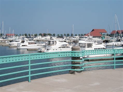 Racine Wi Viewing Racine Harbor E From End Of S Pier Photo