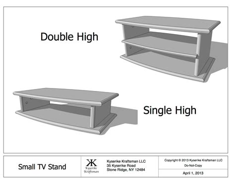 Small Tv Stand Woodworking Plan Etsy Nederland