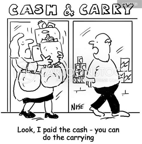 Cash Carry Cartoons And Comics Funny Pictures From Cartoonstock