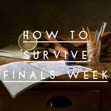 How To Survive Finals Week | Finals week, Finals week 