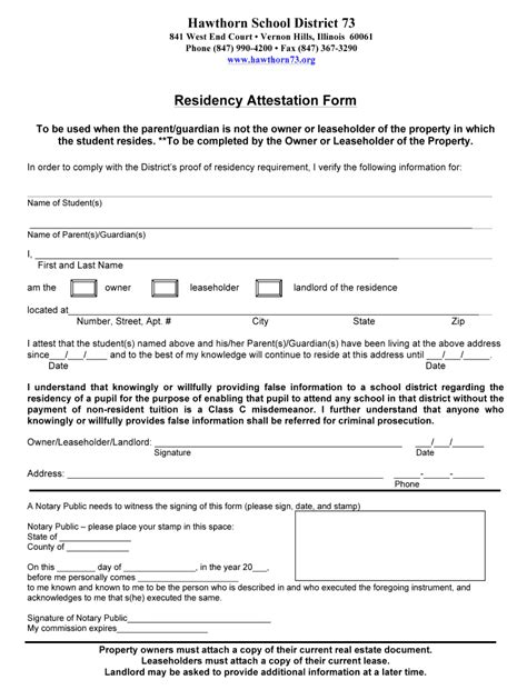 Attestation Of Residence Fill Out And Sign Online Dochub