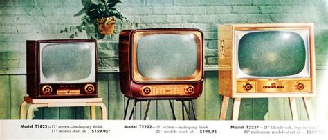 Fascinating Vintage Tv Set Ads From The 1950s Rare Historical Photos