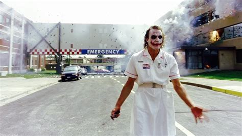 Joker Blow Up The Hospital Scene The Dark Knight 4k Imax Hdr Youtube