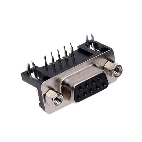 9 Pin Right Angle D Sub Female Connector Phipps Electronics