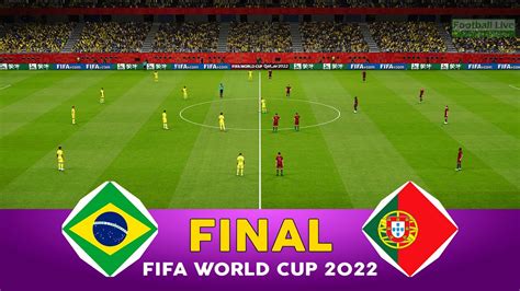 Brazil Vs Portugal Fifa World Cup 2022 Final Qatar Full Match Ronaldo Vs Neymar Pes