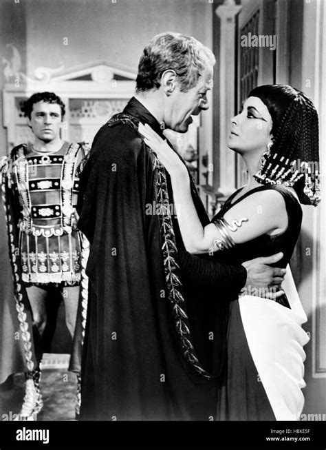 Cleopatra From Left Richard Burton Rex Harrison Elizabeth Taylor 1963 Tm And Copyright ©20th