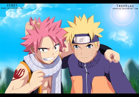 Crossover Naruto And Natsu Collab By Uendy On Deviantart