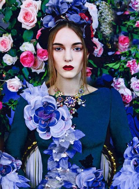 Flower Maiden Fantasy Women And Flowers In Art Fashion