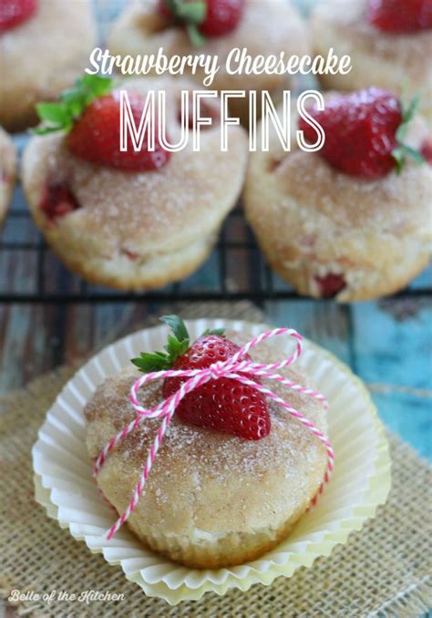 Strawberry Cheesecake Muffins Recipe Strawberry Cheesecake Muffins