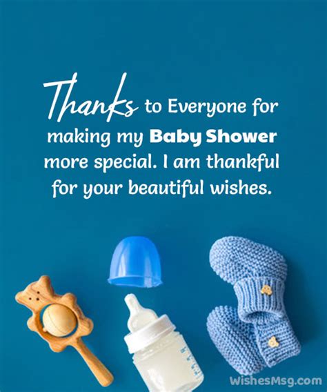 Baby Shower Thank You Messages And Wording WishesMsg