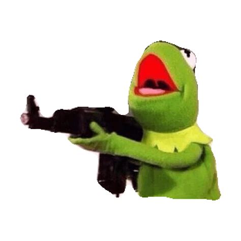 Gun Kermit Sticker By Imoji For Ios And Android Giphy