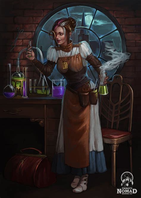 Mad Scientist Marzena Piwowar On Artstation At Steampunk Characters Character Portraits