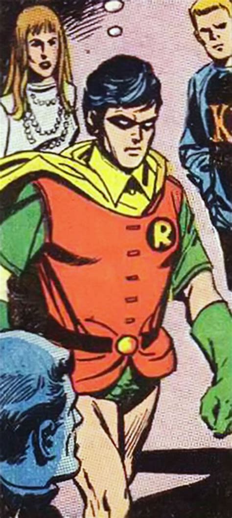robin pre crisis dc comics dick grayson in 1972 character profile