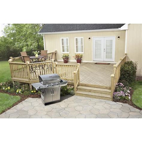 2 of 2″ x 4″ by 10′ lumber for the rails. Severe Weather 6-Step Pressure Treated Southern Yellow Pine Deck Stair Stringer in the Outdoor ...