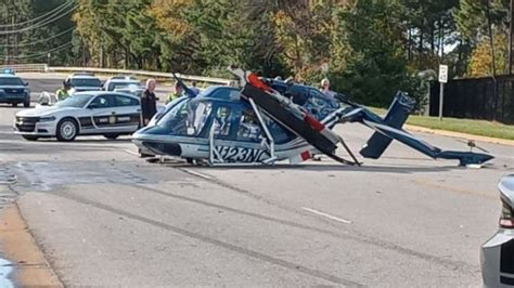 State Highway Patrol Helicopter Crashes In Wake County Officials Say Wnct