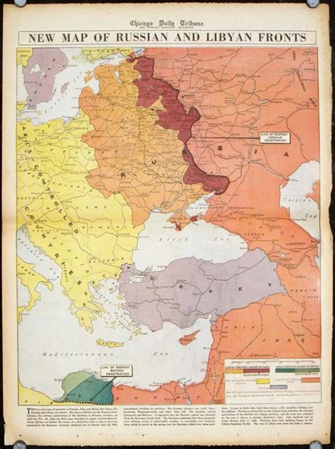 New Map Of Russian And Libyan Fronts By Russia Libya World War Ii