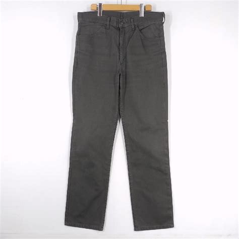 【目立った傷や汚れなし】90 s levi s リーバイス 519 ピケパンツ 519 45 チャコール size 34 93173 アメカジ ヴィンテージ オールドの落札情報詳細