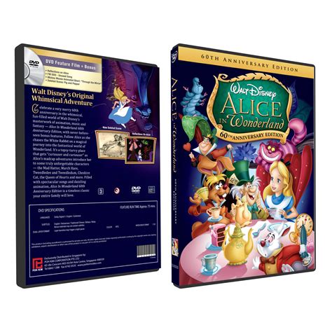Alice In Wonderland 60th Anniversary Edition Dvd Poh Kim Video
