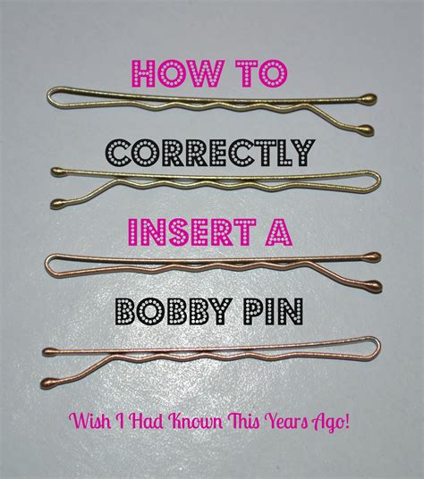 how to use bobby pins