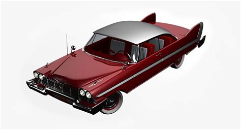 1958 Plymouth Fury Aparejado Modelo 3d 149 Ma Free3d