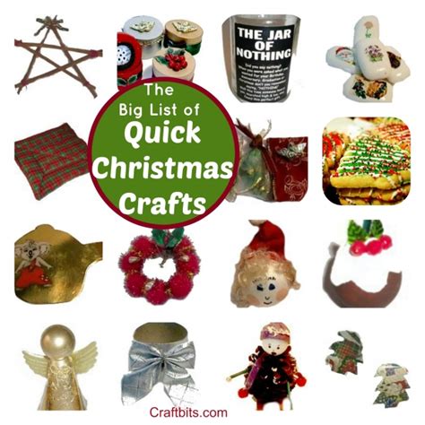 Quick Christmas Crafts —