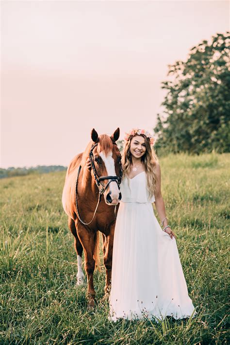 Courtney A And Tonka Portraits With Horses Equestrian Session