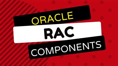 Oracle Rac Components Basic Cluster Components Youtube