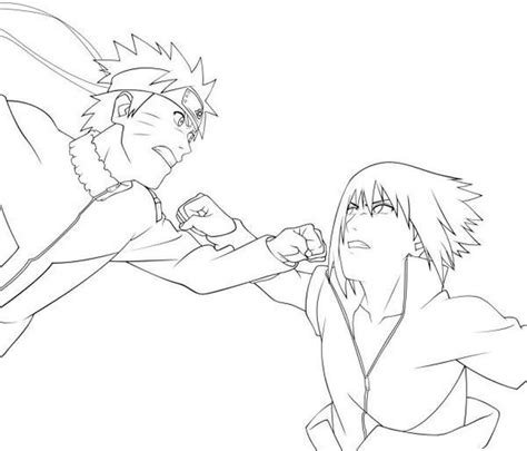 Ataque A Sasuke Naruto Para Colorear Imprimir E Dibujar Coloringonly