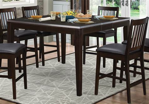 Homelegance Pasco Counter Height Dining Table Espresso 5401 36 At