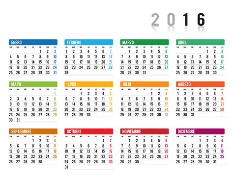 Calendario 2016 1 Imagenes Educativas