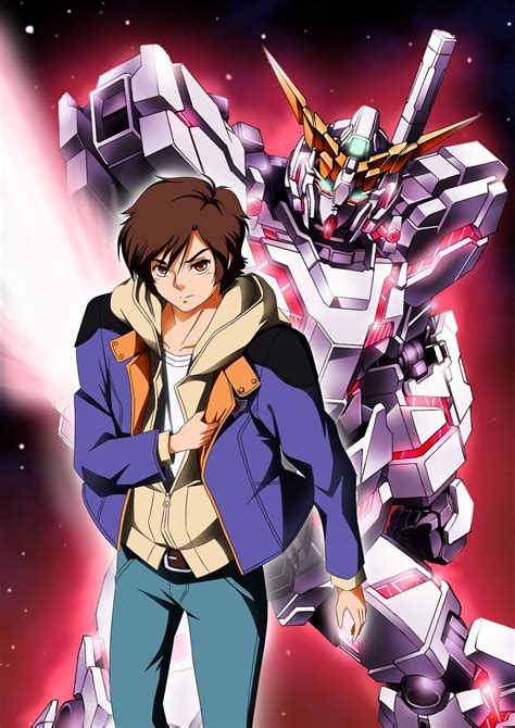 Banagher Links And Unicorn Gundam Destroy Mode Unicorn Gundam Anime