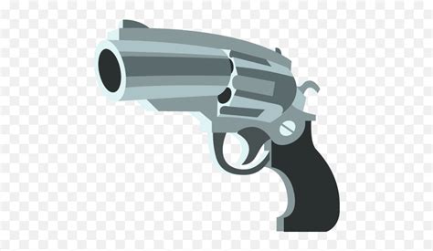 Pistol Emoji For Facebook Email Sms Gun Emoji Transparent Background